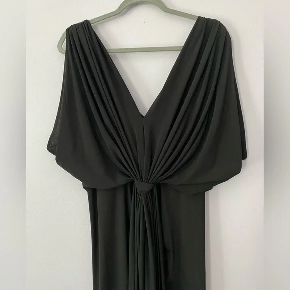 Draped Stretch Maxi Dress - Picture 9 of 14